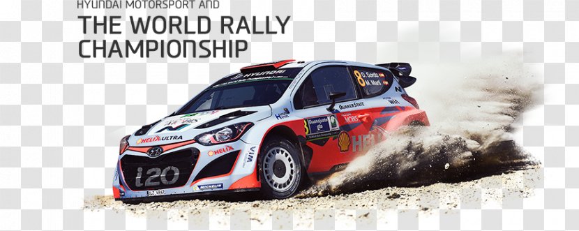 Hyundai I20 WRC Motor Company Dirt Rally 2013 World Championship - Automotive Tire Transparent PNG