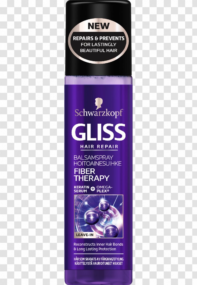 Schwarzkopf Gliss Ultimate Repair Shampoo Hair Care Fiber - Deodorant Transparent PNG