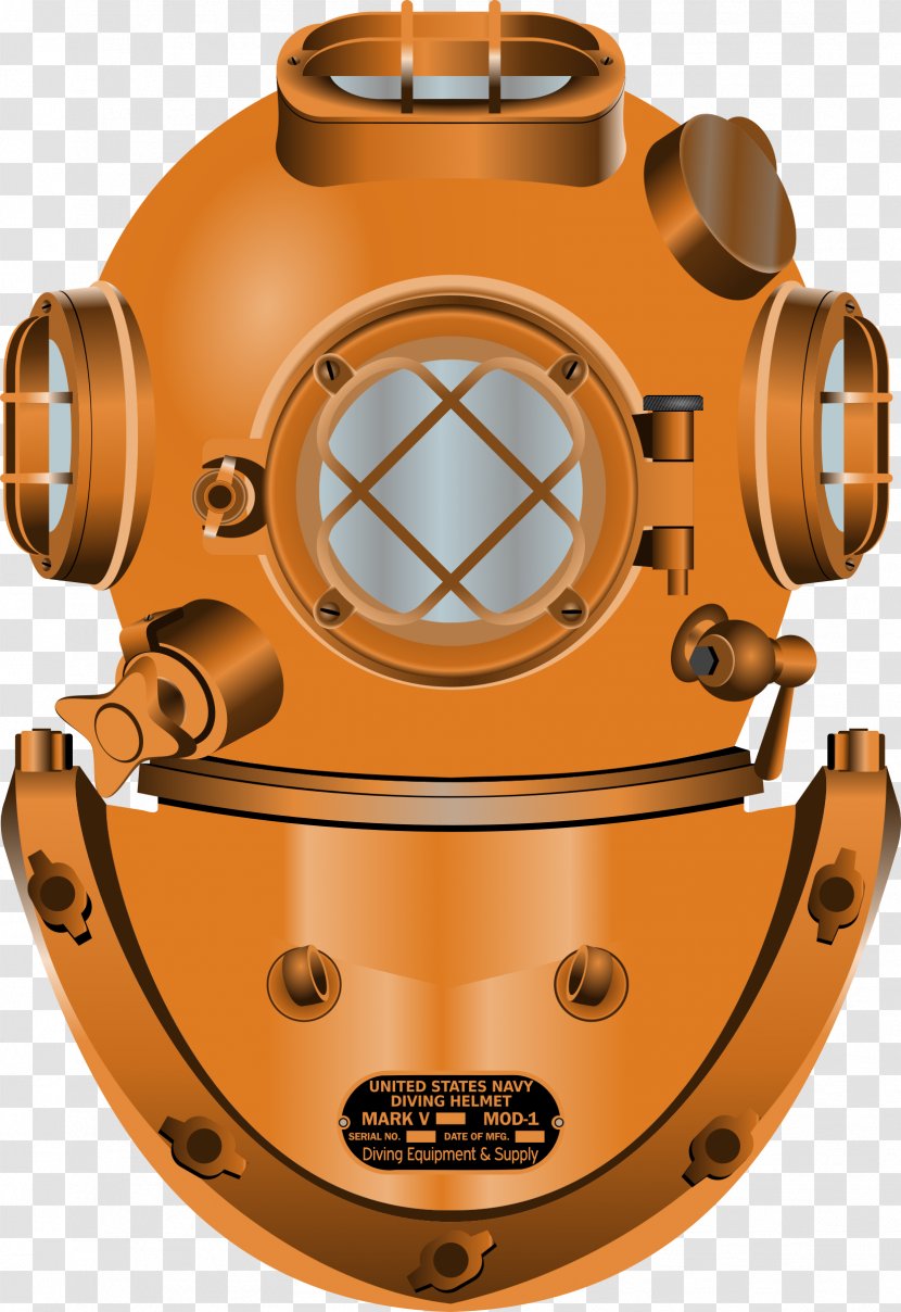 Diving Helmet Underwater Scuba Standard Dress Clip Art - Helm Transparent PNG