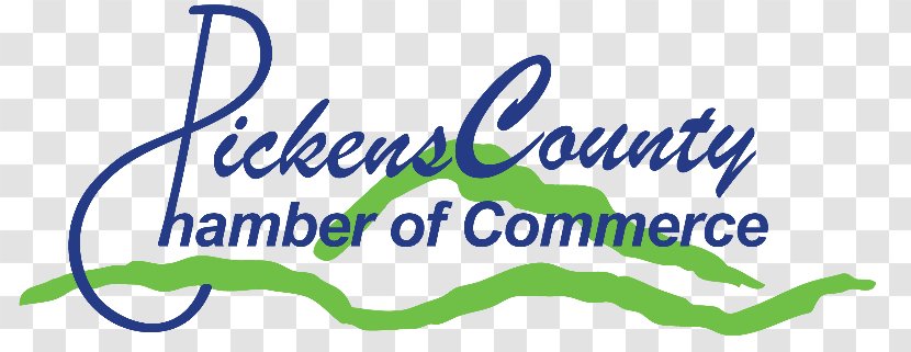 Logo Pickens County Chamber-Commerce Brand Green Font - Area - Professional Women Transparent PNG