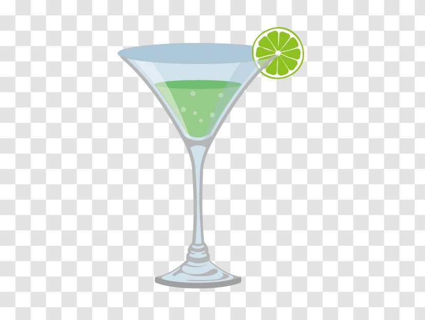 Cocktail Garnish Martini Wine Glass Drawing - Cartoon Transparent PNG