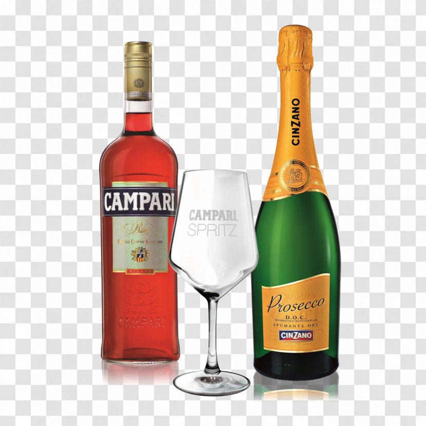 Campari Apéritif Negroni Fernet Cocktail - Bottle Transparent PNG