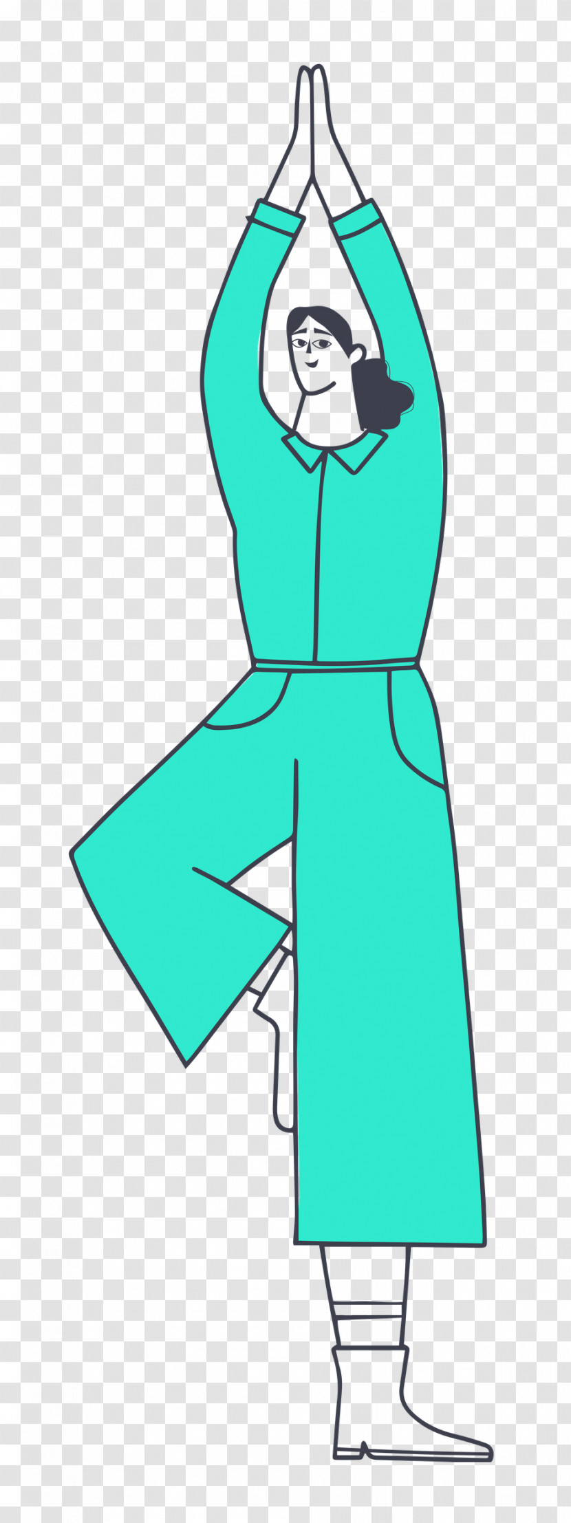 Girl Standing Transparent PNG