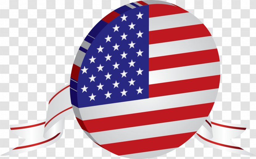 Flag Of The United States Illustration - Royaltyfree - Blue Circle, American Transparent PNG