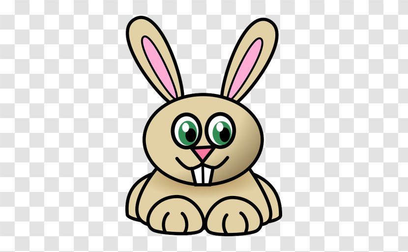 Easter Bunny Rabbit Hare Clip Art - Rabits And Hares Transparent PNG