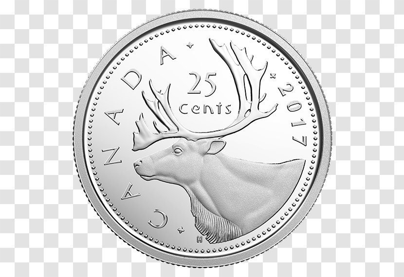 150th Anniversary Of Canada Canadian Coins Quarter Loonie Clip Art - Organism - Coin Transparent PNG