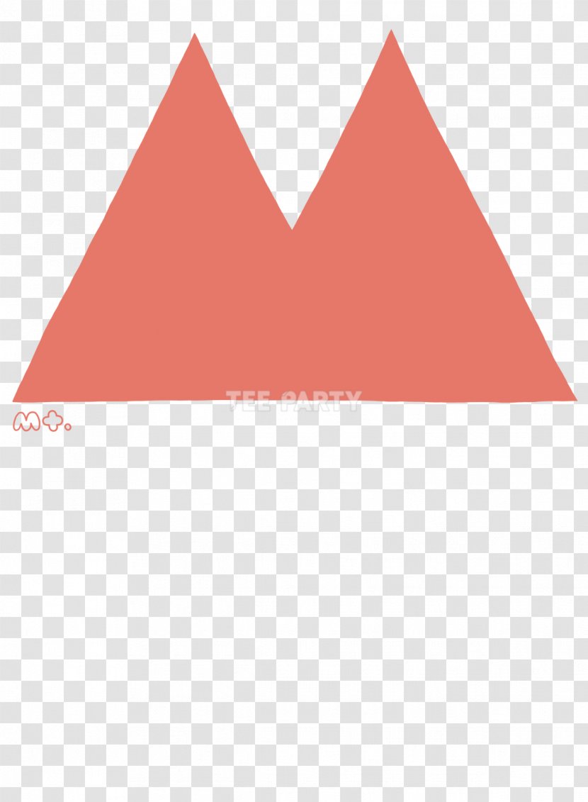 Triangle Font RED.M - Red - Asian Party Transparent PNG