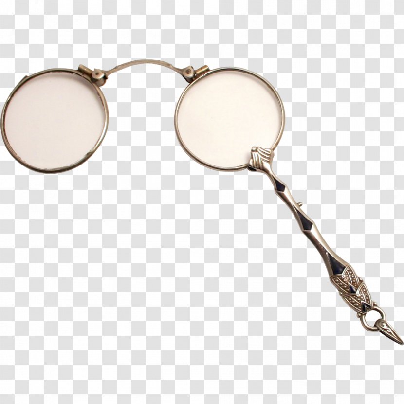 Glasses Lorgnette Gold-filled Jewelry Eye - Lapel Pin Transparent PNG