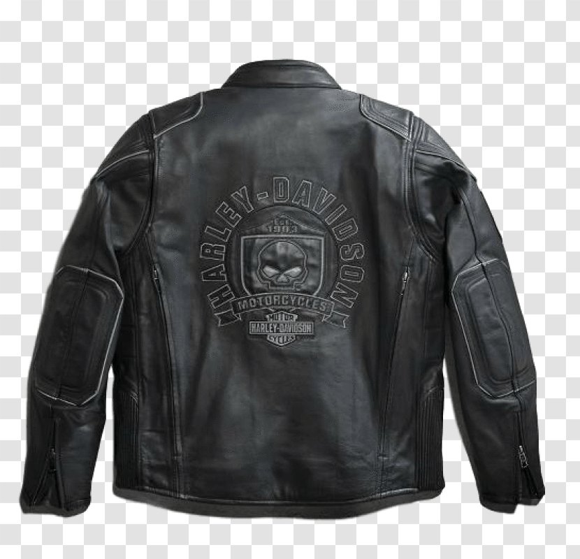 Leather Jacket Motorcycle Boot Slipper Harley-Davidson - Sleeve Transparent PNG