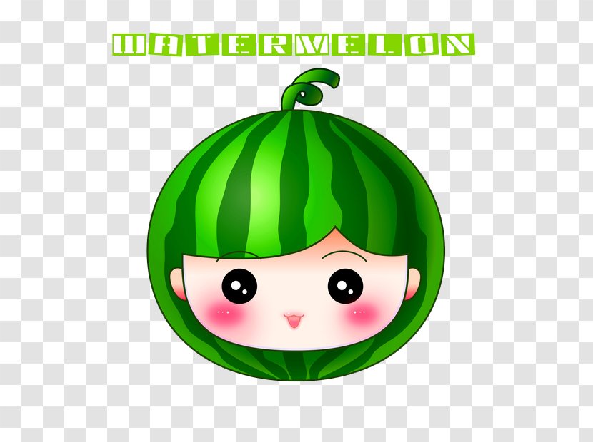 Watermelon Cartoon Illustration - Melon - Cute Fruit Transparent PNG