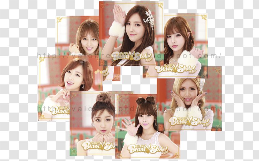 Bunny Style! Hair Coloring Long T-ara - Heart - Style Transparent PNG