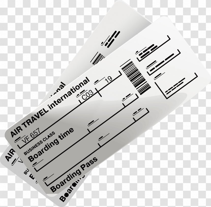 Airline Ticket Product Design Image Gratis - Label - Ashy Transparent PNG