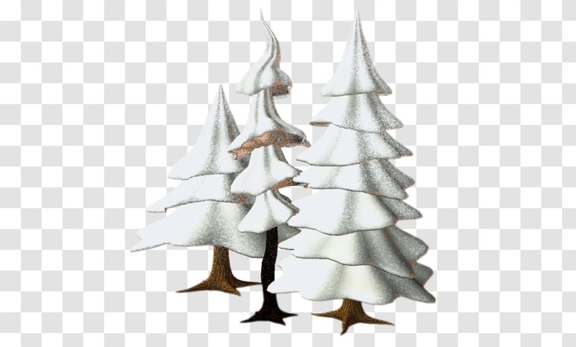 Snow Winter Christmas Tree - Decor Transparent PNG