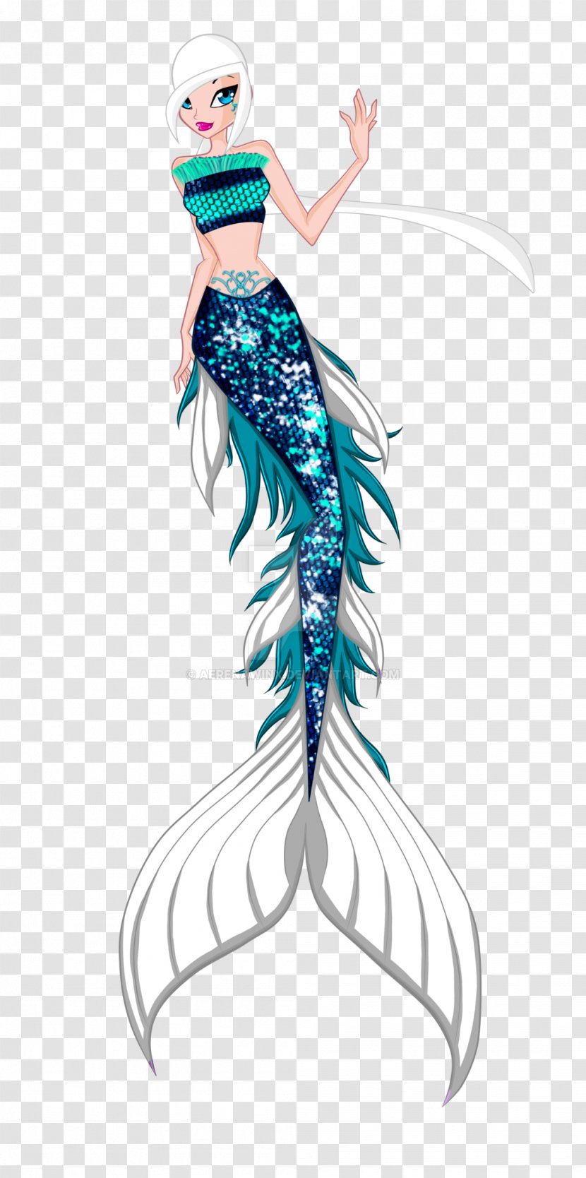 Mermaid Marine Mammal Neck Transparent PNG