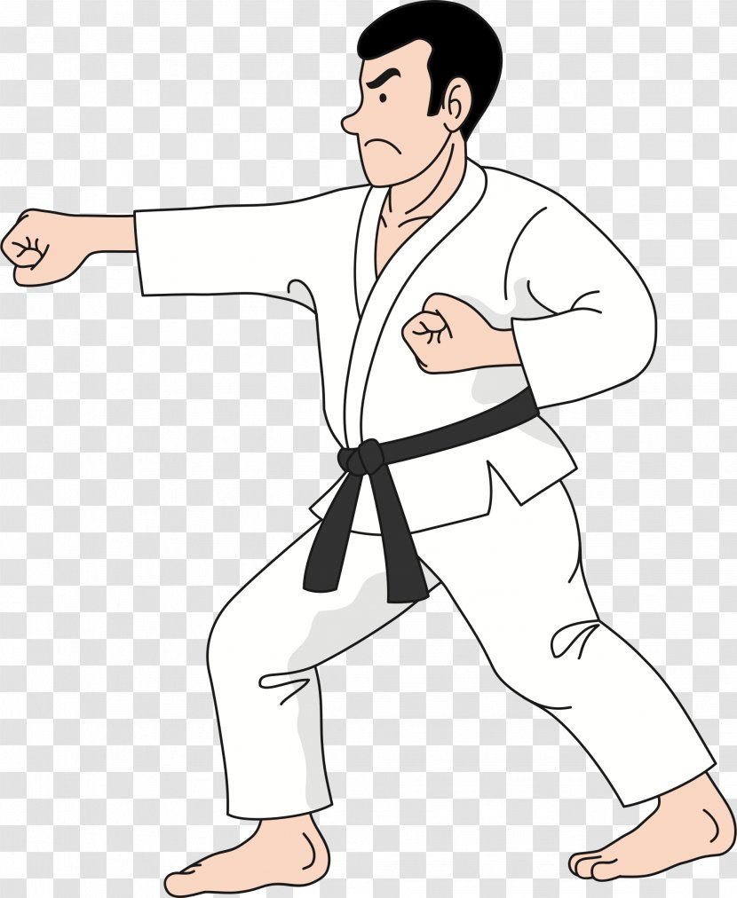 Karate Gi Taekwondo Clip Art - Jujutsu Transparent PNG
