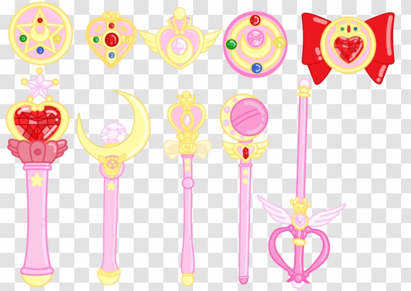 Sailor Moon Baby Rattle Infant Clip Art - Pink Transparent PNG