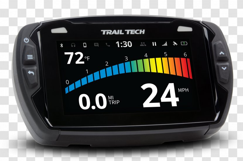 Motorcycle Trail Tech GPS Navigation Systems Off-roading All-terrain Vehicle - Side By Transparent PNG