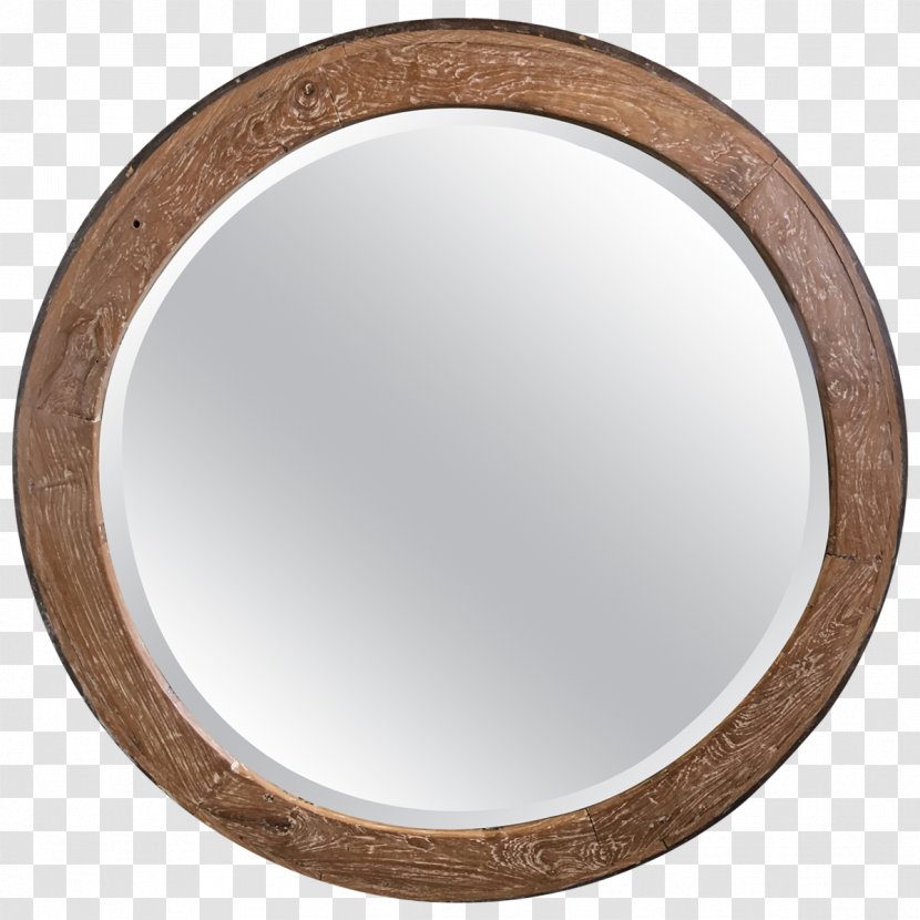 Mirror Oval - Makeup - Teak Wood Transparent PNG