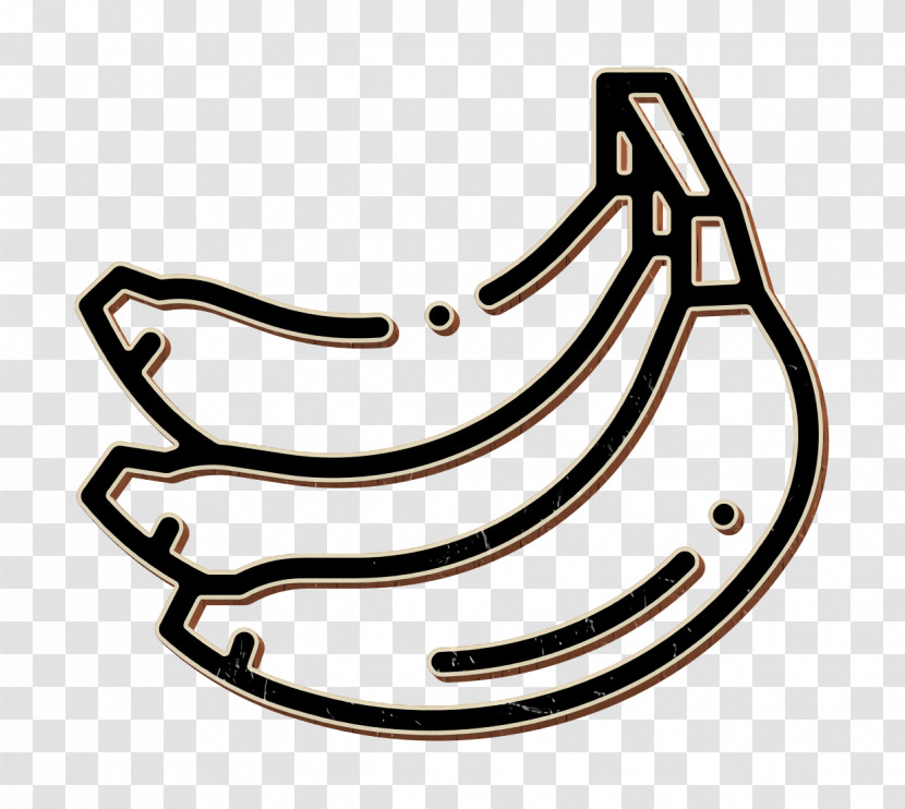 Banana Icon Fruits And Vegetables Icon Transparent PNG