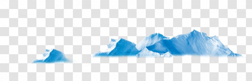 Brand Blue Sky - Iceberg Transparent PNG