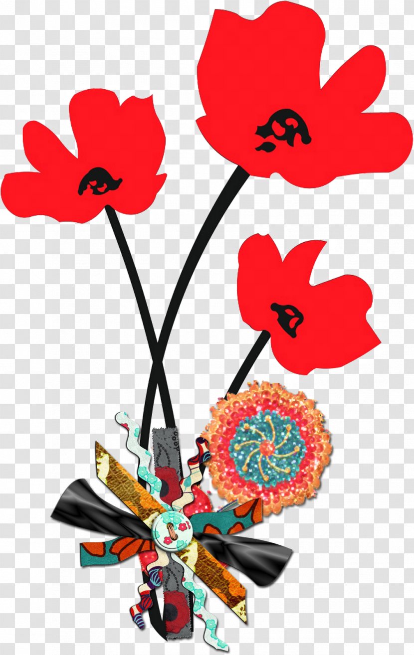 Floral Design Cut Flowers Poppy - Leaf - Flower Transparent PNG