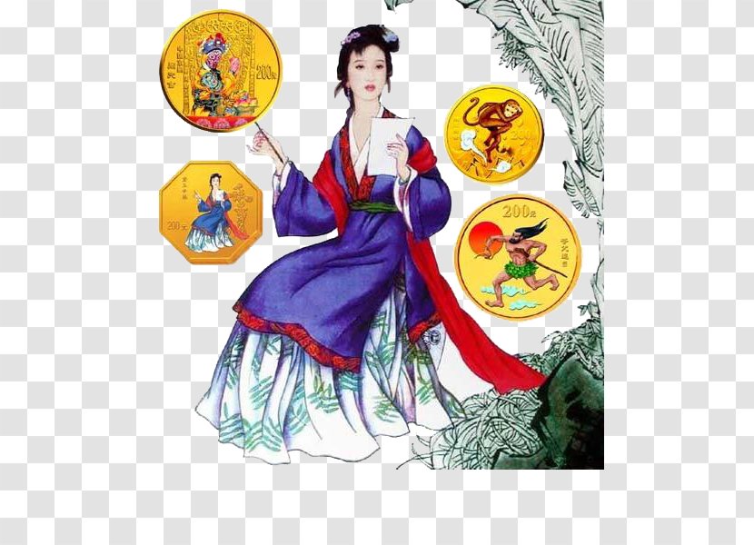 Peking Opera Illustration - Fairy Birthday Transparent PNG