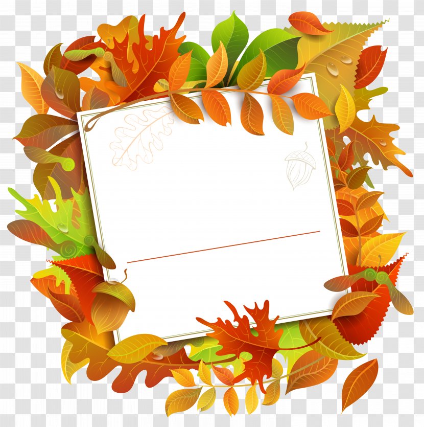 Image File Formats Lossless Compression - Wreath - Fall Decorative Blank With Leaves Clipart Transparent PNG
