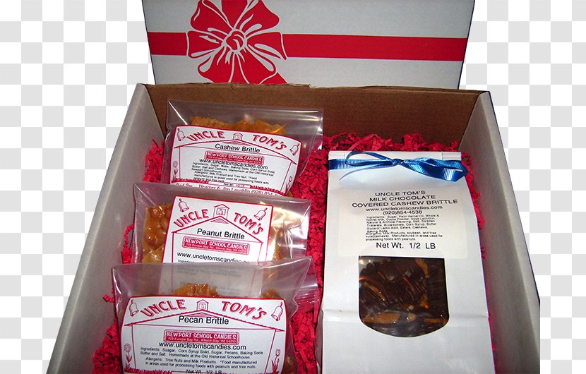 Brittle Uncle Tom's Newport School Candies Gift Fudge - Peanut Transparent PNG