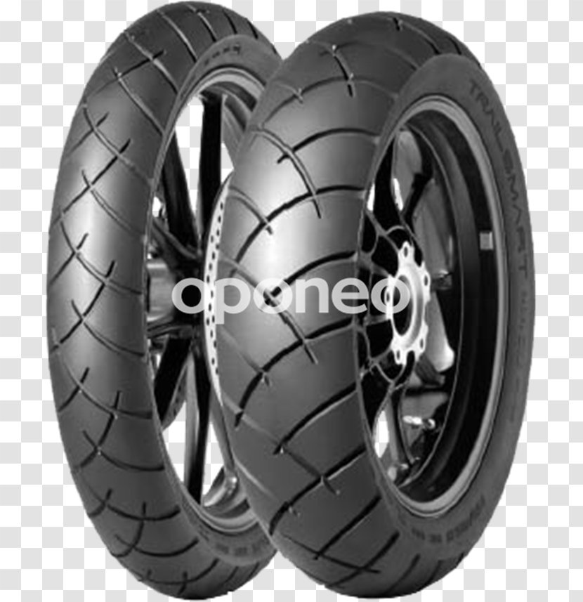 Motorcycle Tires Dunlop Tyres Bicycle - Tread Transparent PNG
