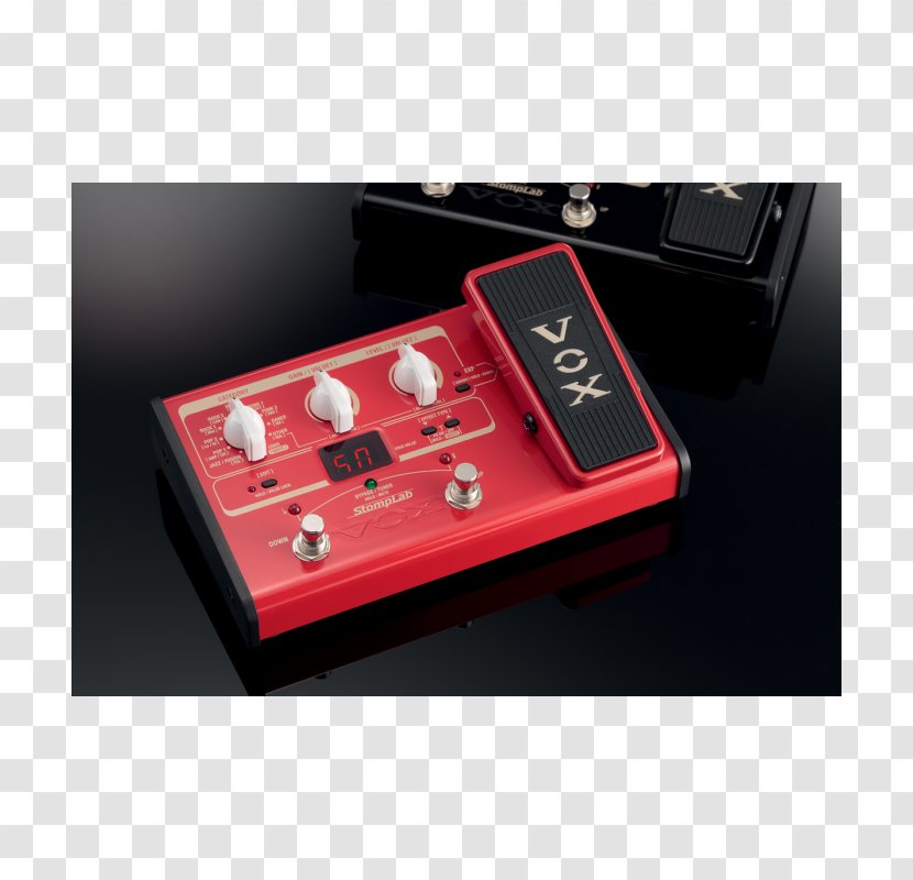 Effects Processors & Pedals Bass Guitar VOX StompLab IIB Amplification Ltd. Delay - Watercolor Transparent PNG