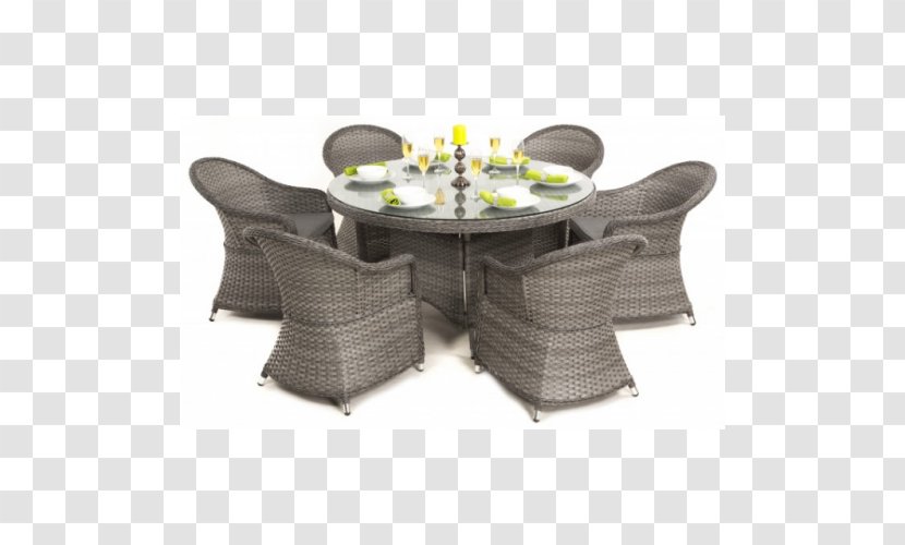 Table Chair Wicker Rattan Garden Furniture Transparent PNG