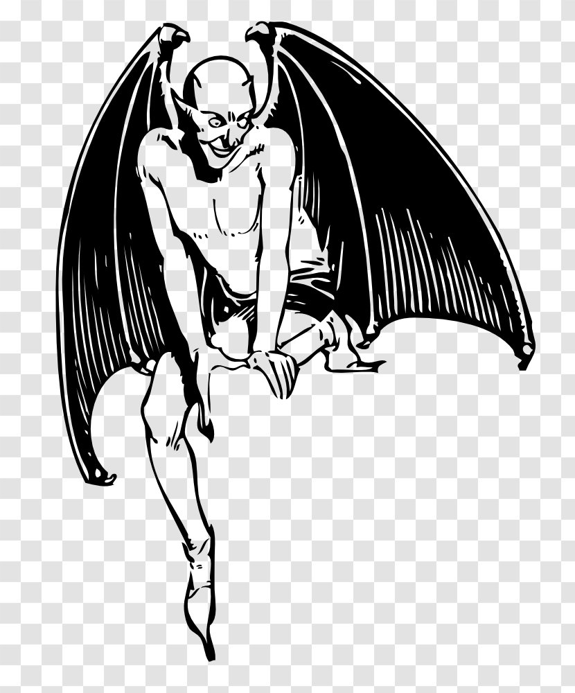 Drawing Devil Clip Art - Bat Transparent PNG