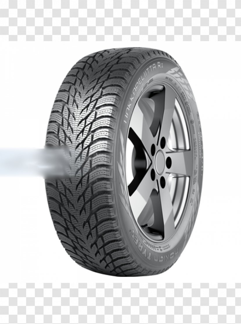Nokian Tyres Snow Tire Hakkapeliitta Car - Alloy Wheel Transparent PNG