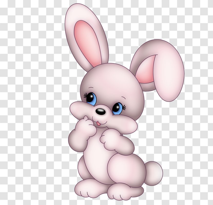Easter Bunny Rabbit Cartoon Cuteness Clip Art - Cute Transparent PNG