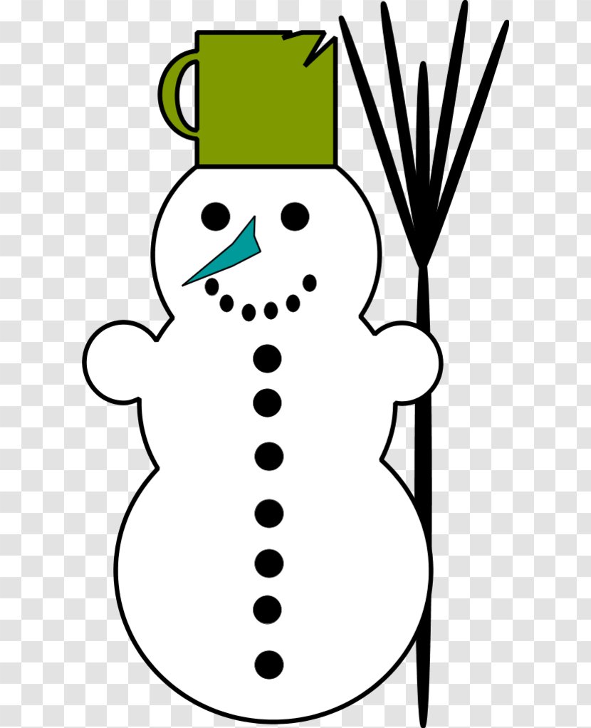 Black And White Clip Art - Drawing - Snowman Transparent PNG