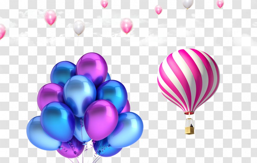 Balloon Birthday Stock Photography Clip Art - Magenta - Color Colorful Balloons Transparent PNG