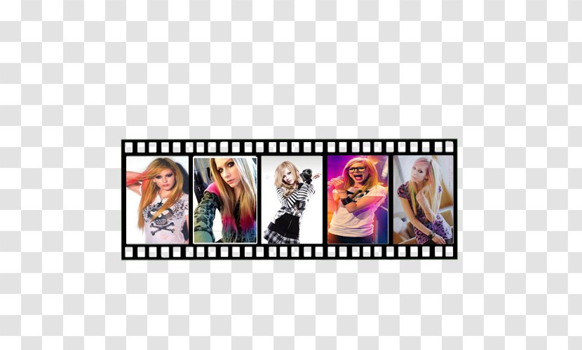 Purple Violet Picture Frames Rectangle Hair - Cartoon - Avril Lavigne Transparent PNG