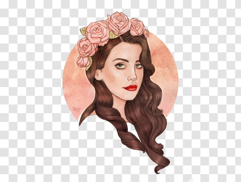 Lana Del Rey Artist Painting Drawing - Silhouette Transparent PNG