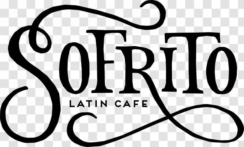 Sofrito Latin Cafe American Cuisine RedFork Marketing Business - Monochrome - Cewek Transparent PNG