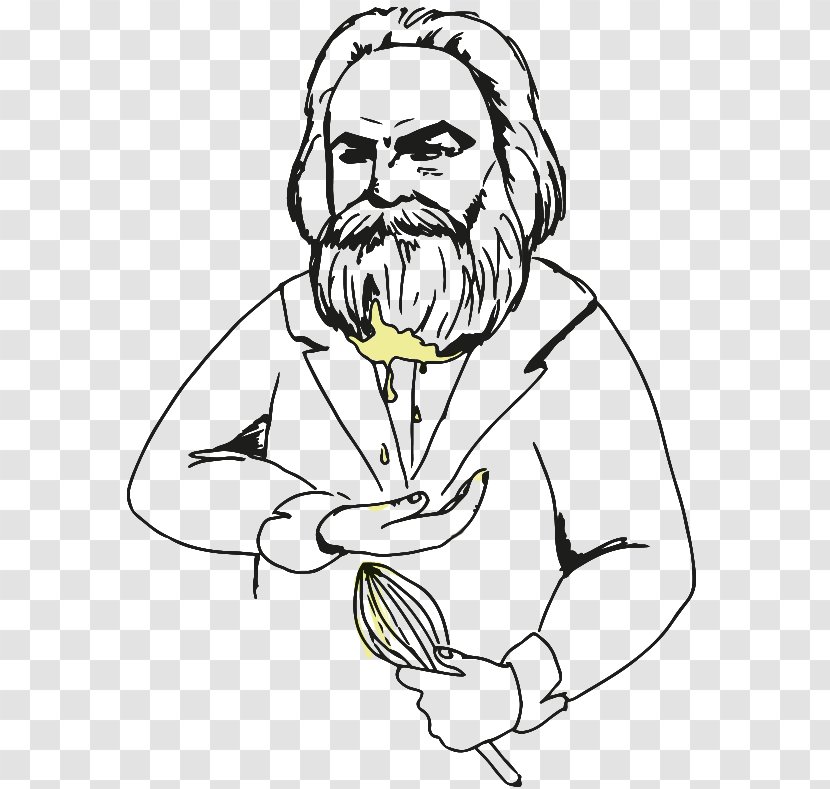 Thumb Human Clip Art Facial Hair Face - Frame - Karl Marx Transparent PNG