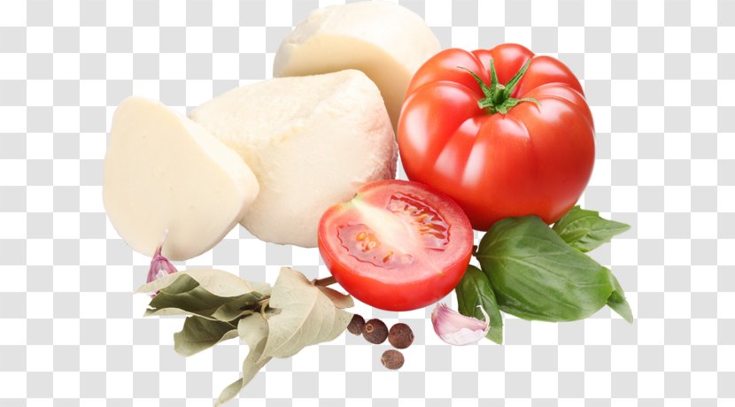 Tomato Pizza Cheese Mozzarella Vegetable - Garnish - Tomat Transparent PNG