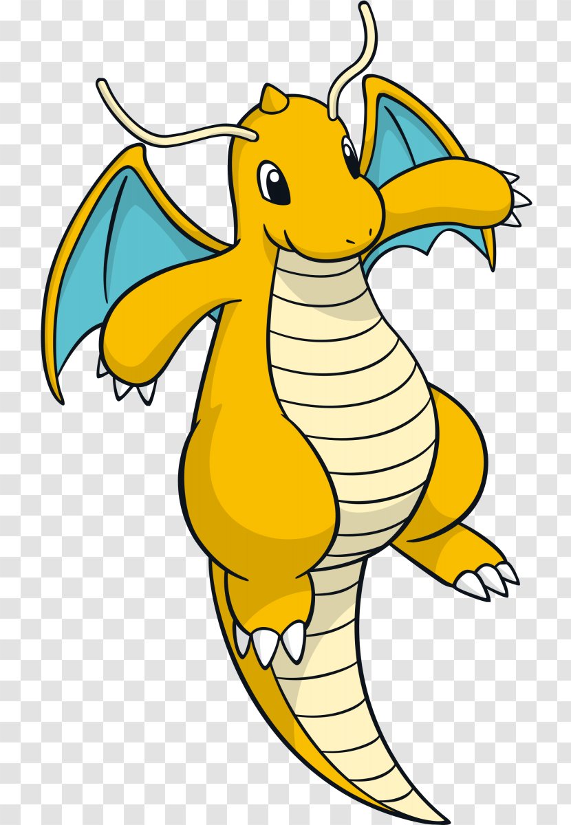 Pokémon FireRed And LeafGreen Sun Moon Dragonite Dratini - Artwork Transparent PNG