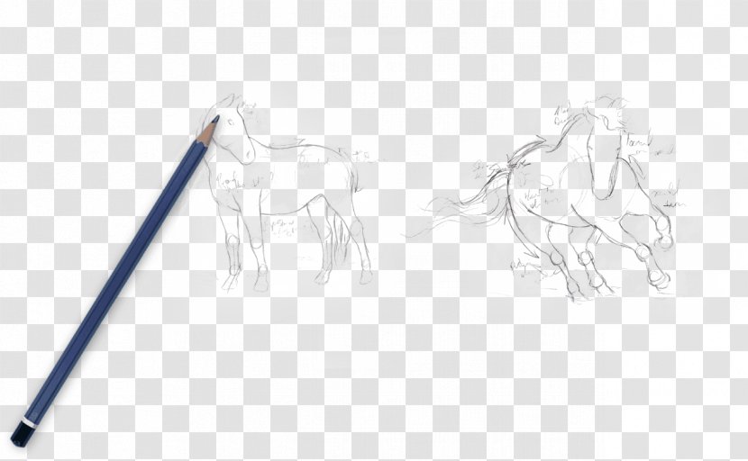 Drawing Mustang Pony Sketch - Horse Like Mammal - Brown Green Farm Theme Logo Transparent PNG