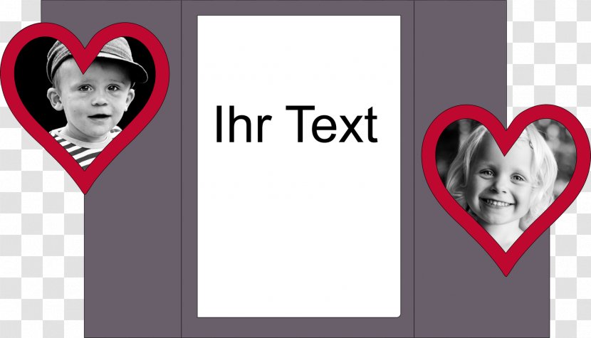 Herz Willkommen Text Logo Valentine's Day Picture Frames - Frame - Flower Transparent PNG