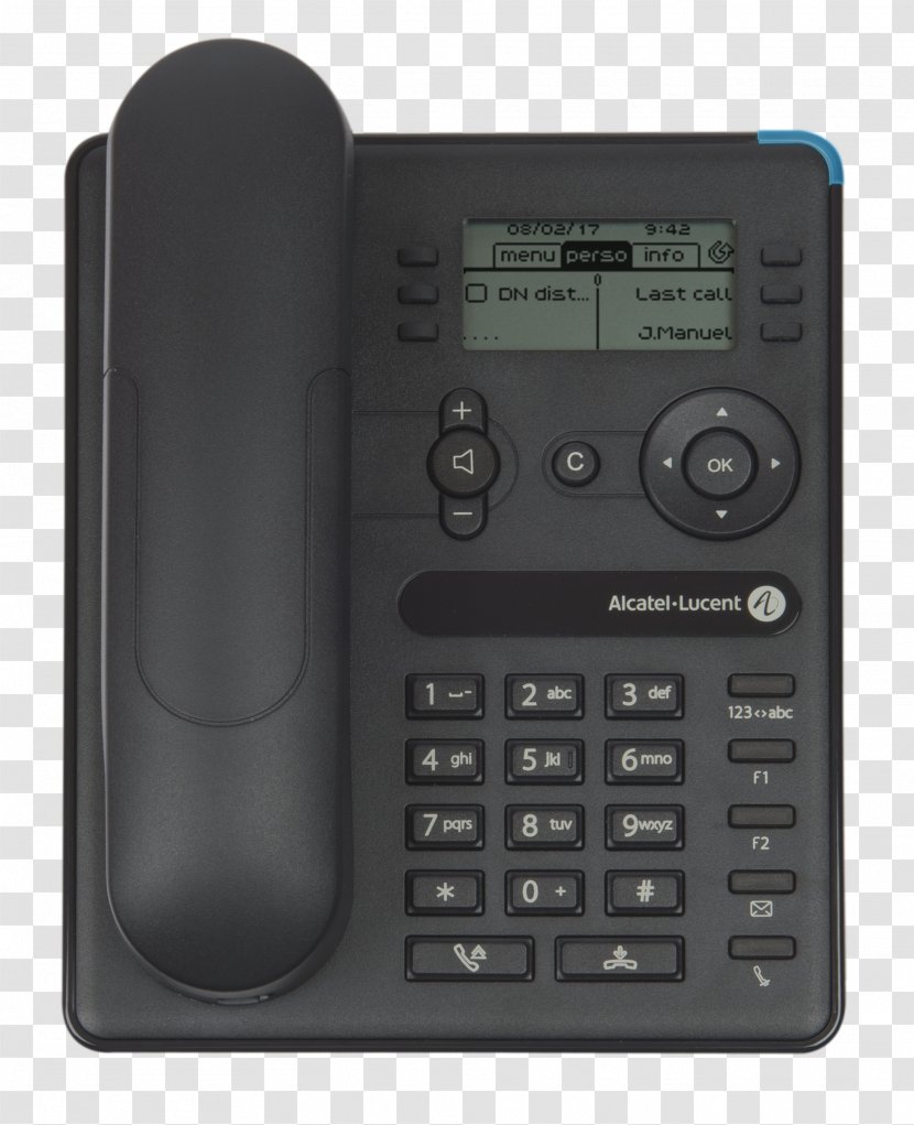 Alcatel Mobile Alcatel-Lucent Enterprise Telephone 8038 IP Premium Desk Phone - Electronics Transparent PNG