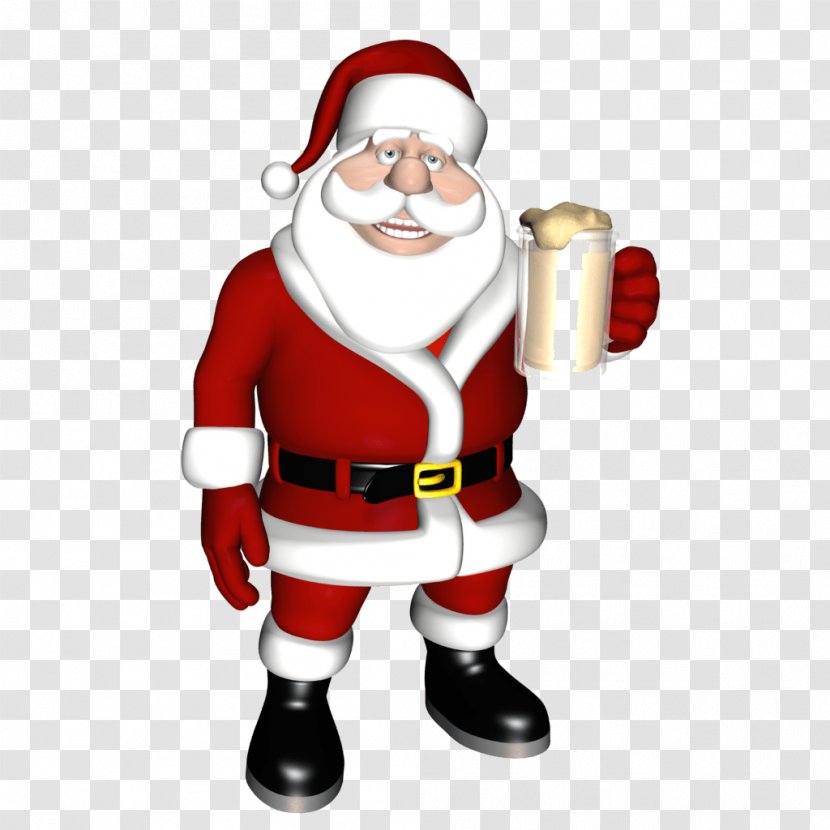 Root Beer Alcoholic Drink Clip Art - Glasses - Santa Claus Transparent PNG