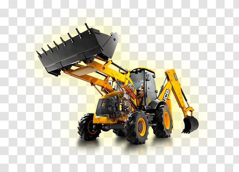 JCB Backhoe Loader Heavy Machinery - Toy - Excavator Transparent PNG