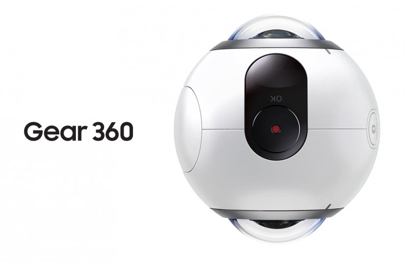 Samsung Gear 360 Galaxy S6 S7 Camera Immersive Video - 4k Resolution Transparent PNG