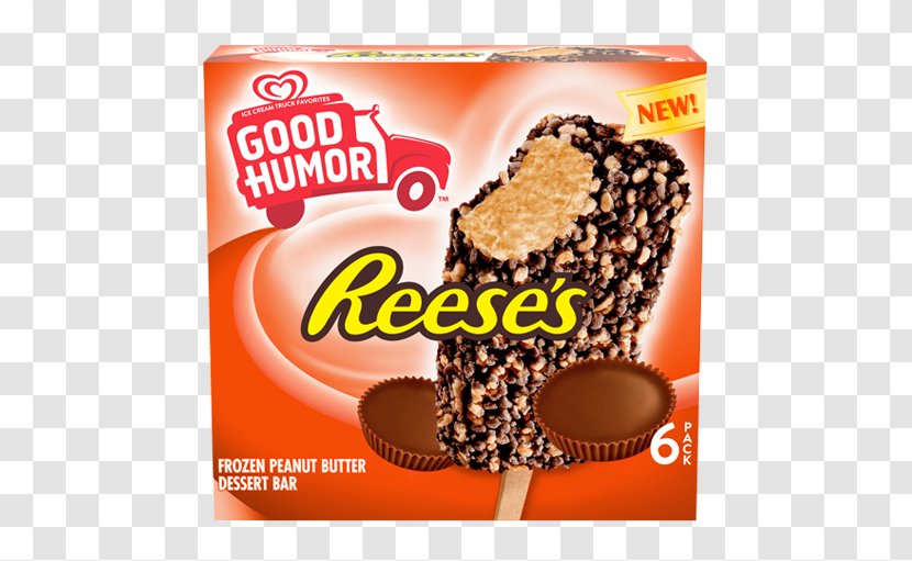 Reese's Peanut Butter Cups Ice Cream Cake Dessert Bar - Chocolate Transparent PNG