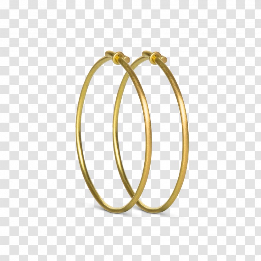Earring Gold Carat Creoler - Metal Transparent PNG